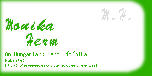 monika herm business card